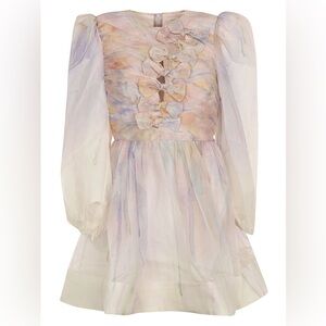 Zimmermann Rhythmic Knot Cutout Minidress